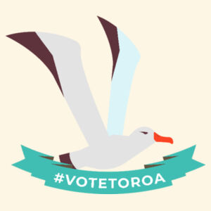 Vote Toroa Tote Bag Design